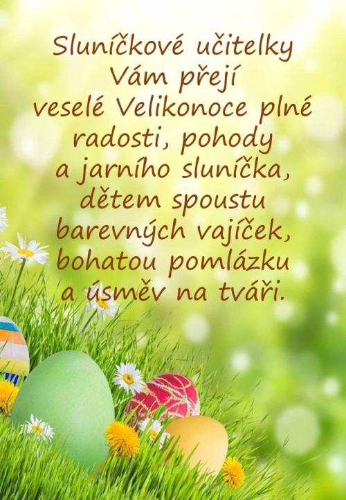 Velikonoční přání pro děti a rodiče